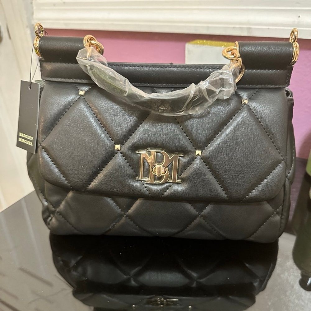 Badgley Mischka Quilted Handbag - BRAND NEW